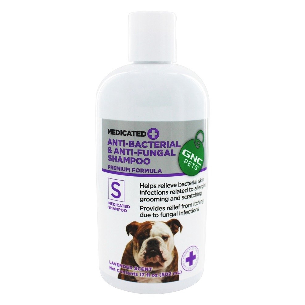 GNC Pets Medicated AntiBacterial & AntiFungal Shampoo Lavender Scent