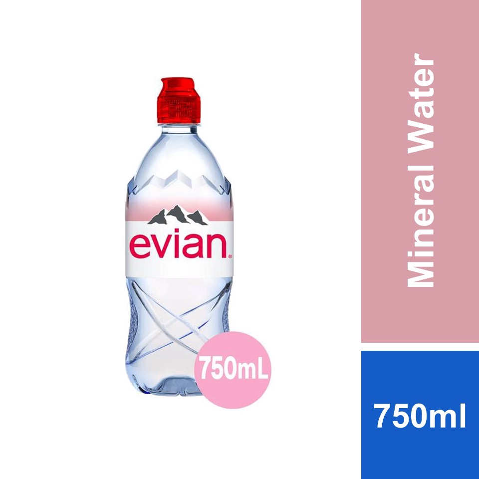 Evian Mineral Water Rebirth 750ml Shopee Malaysia