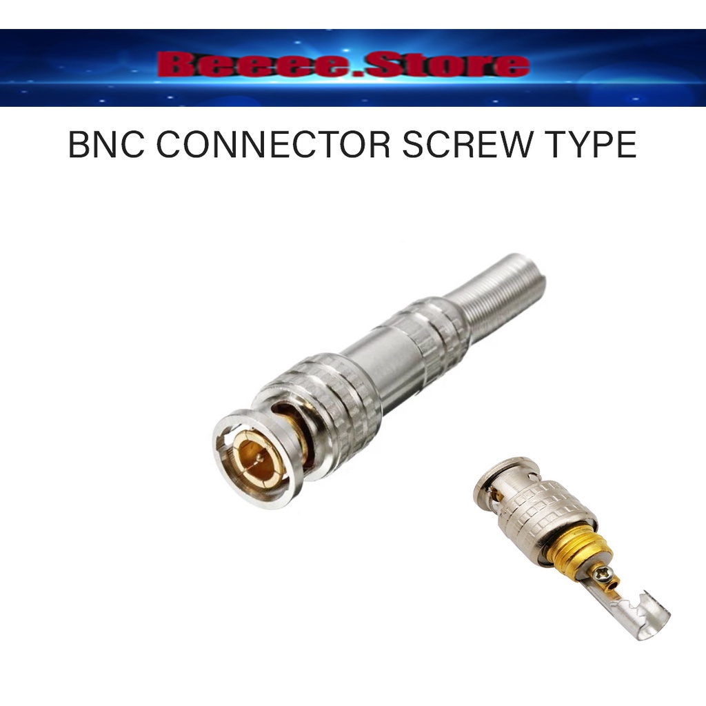 BNC CONNECTOR SCREW TYPE ( CCTV USE ) Shopee Malaysia