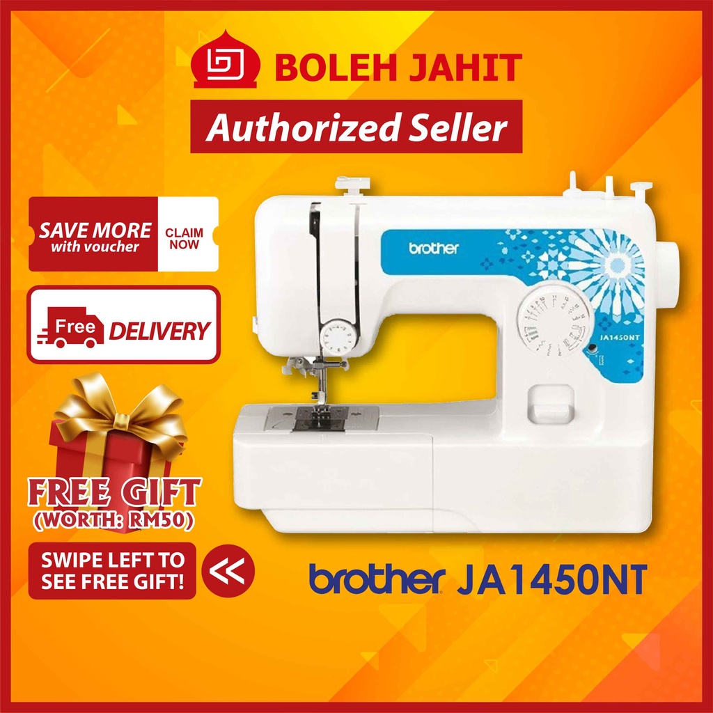 Brother JA1450NT Basic Home Sewing Machine Shopee Malaysia
