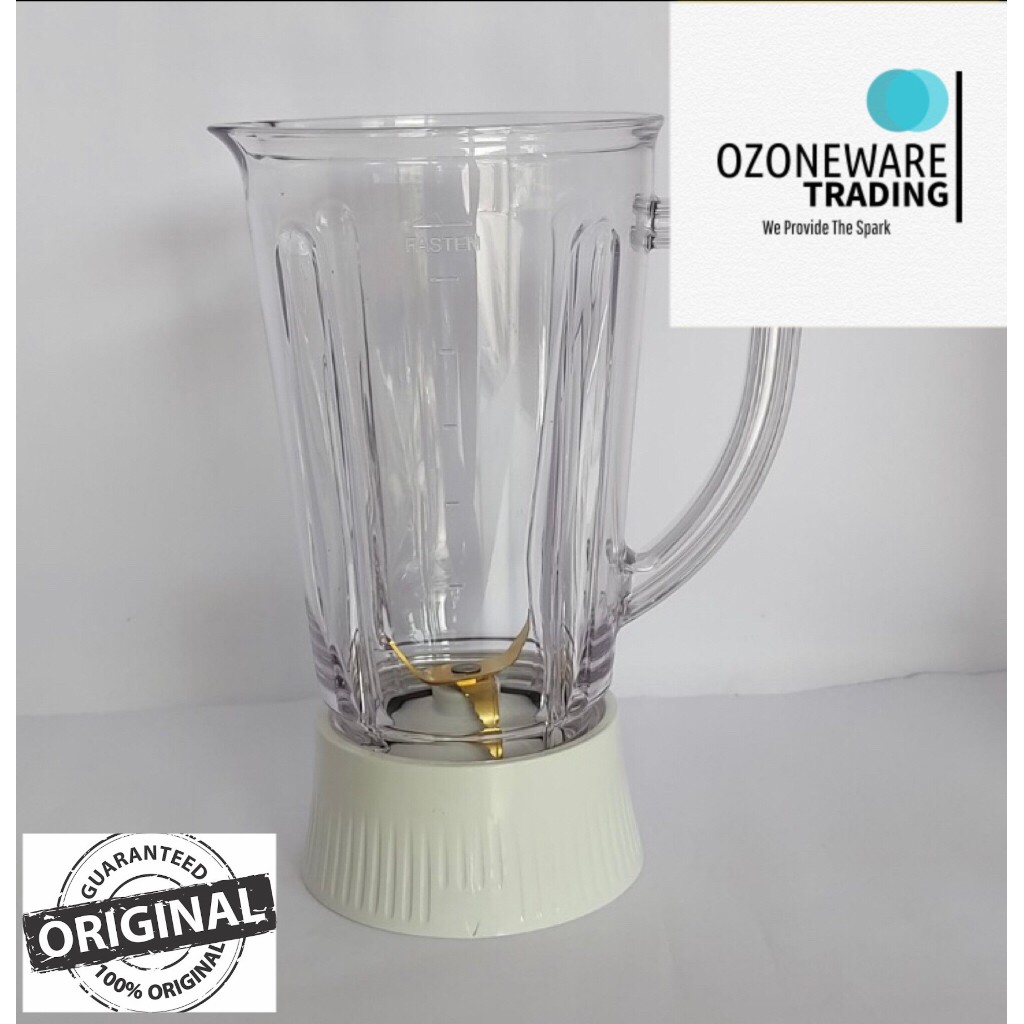 Panasonic Blender Jug (Original) Lock & Gold knife Sparepart Shopee