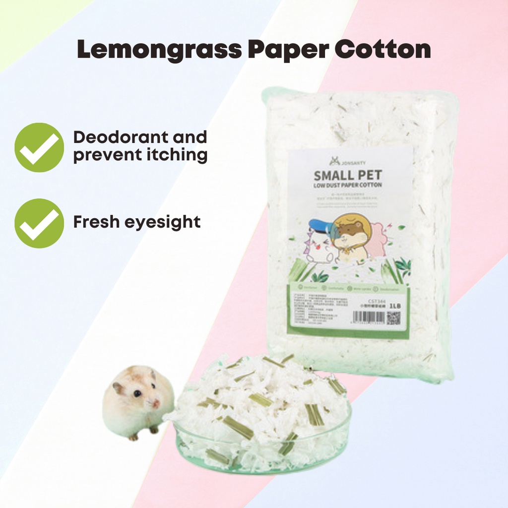 Jonsanty Hamster Bedding / Hamster Paper Bedding / Fiber Paper Cotton