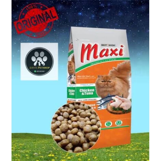Maxi cat food, maxi cat food repack 1kg Shopee Malaysia