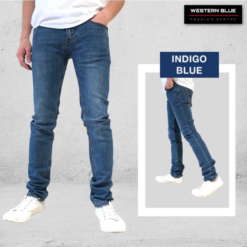 Lush Men’s Slim Fit Vintage Jeans Shopee Malaysia