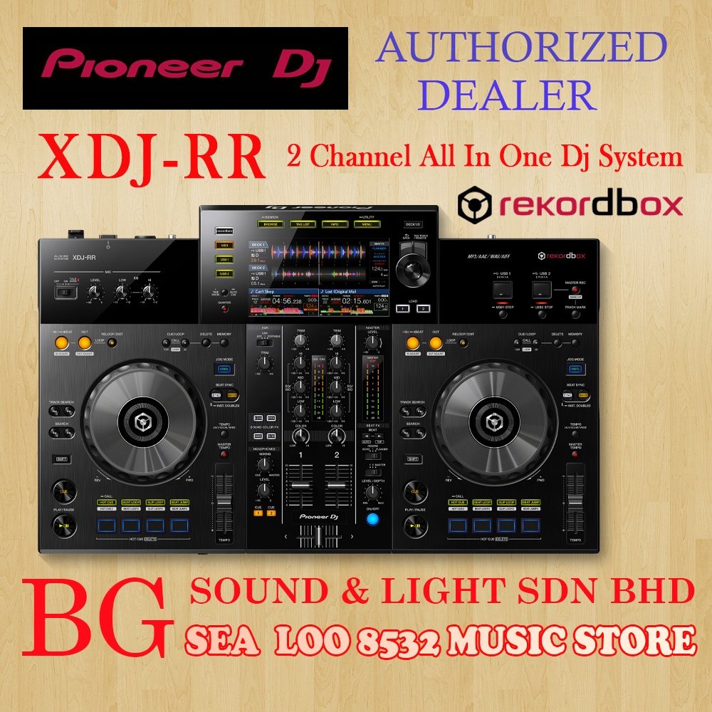 PIONEER XDJRR 2 CHANNEL ALL IN ONE DJ SYSTEM ( XDJRR BLACK ) REKORDBOX Shopee Malaysia
