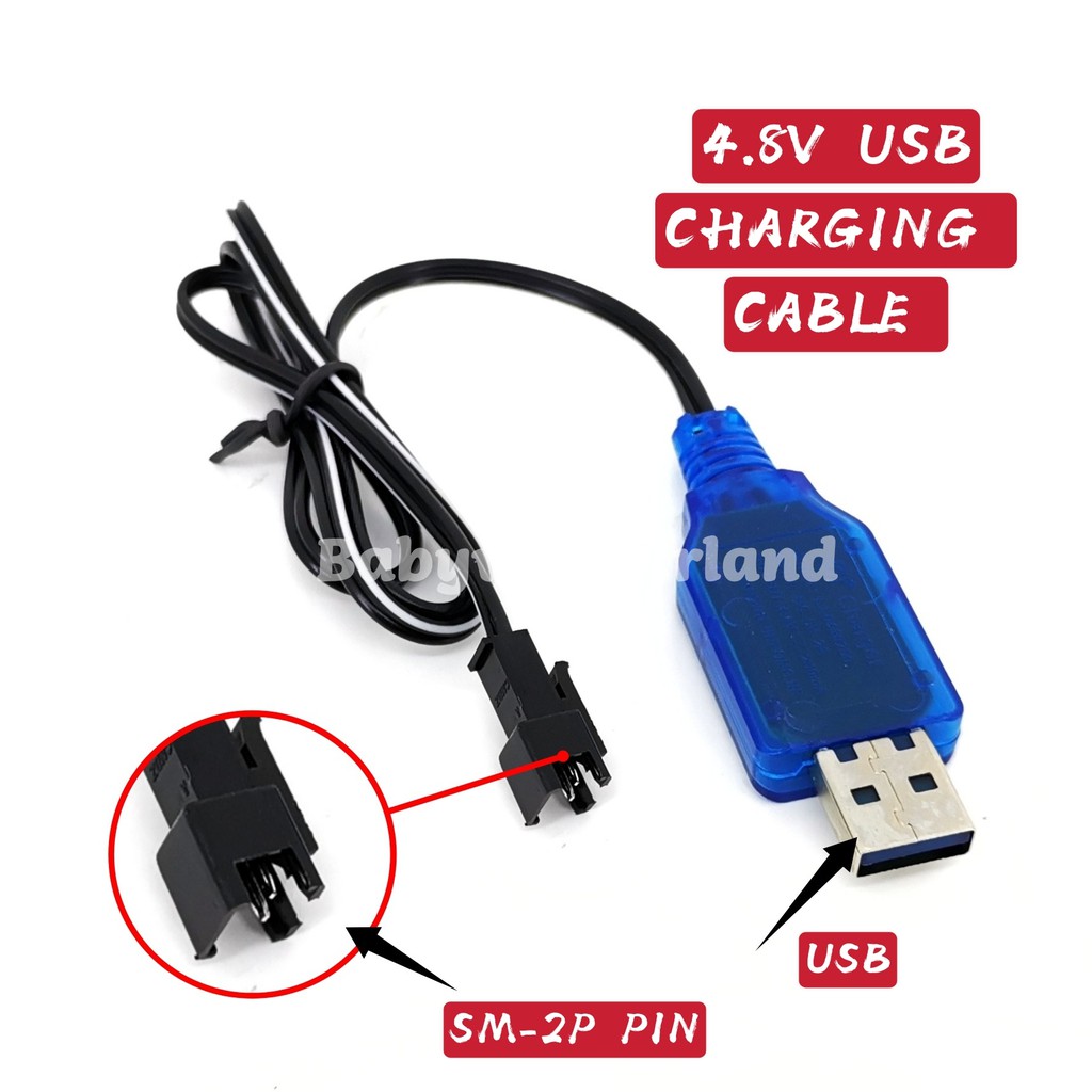 Bateri Kereta Kontrol RC Remote Control Car Rechargeable Battery USB