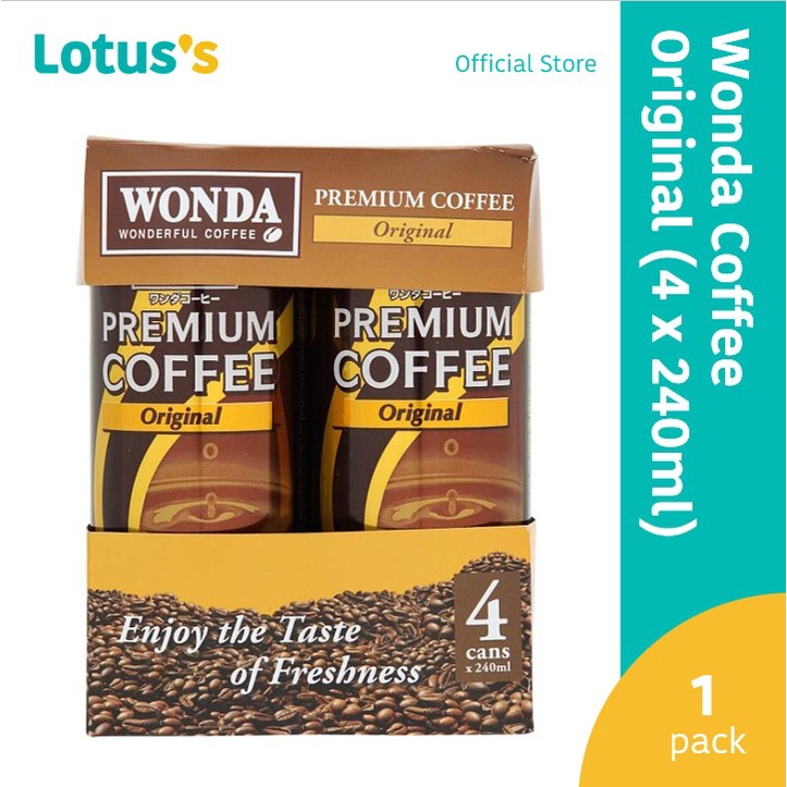 Wonda Coffee Original 4X240Ml Shopee Malaysia