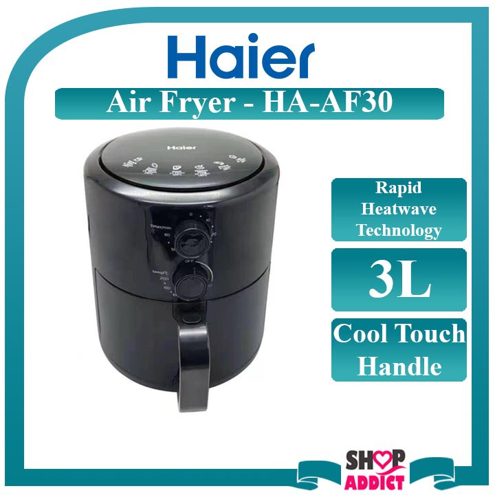 HAIER AIR FRYER (HAAF30A) 3 LITER Shopee Malaysia