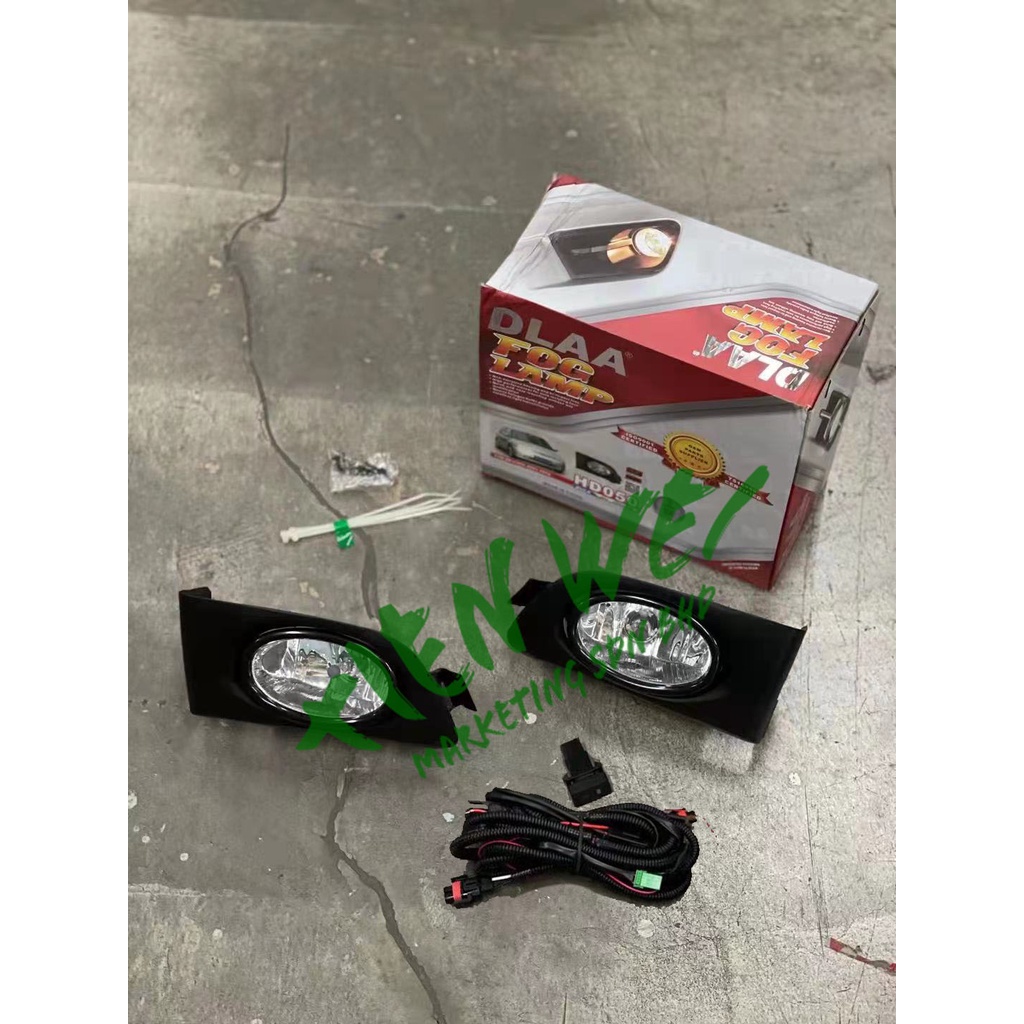 DLAA Fog Lamp For Honda Civic 2001 - 2002 | Shopee Malaysia