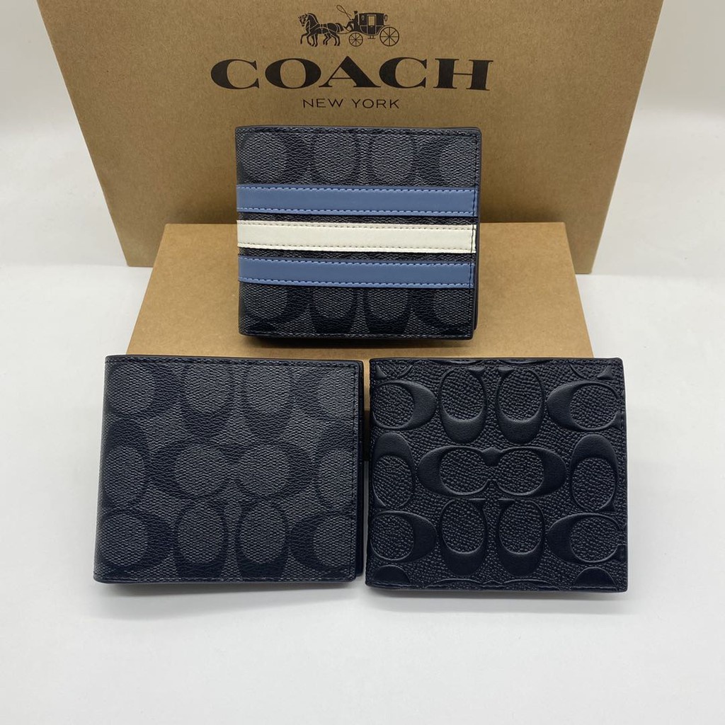 Coach Men Wallet 26072 75086 74991 Classic Short Wallet Shopee Malaysia