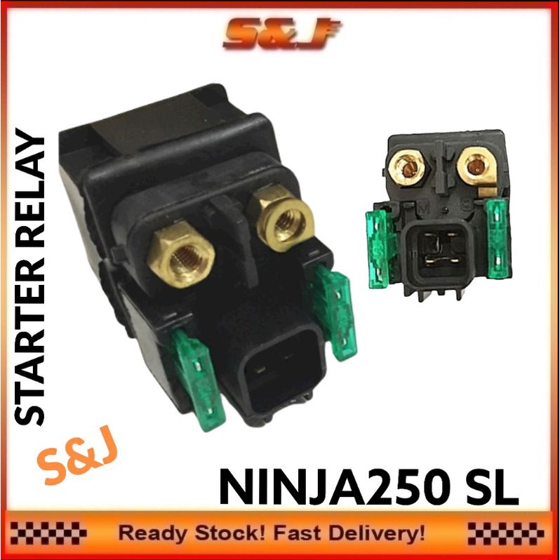 GREEN FUSE 30A STARTER RELAY KAWASAKI NINJA 250 SL / Z250 SL Shopee