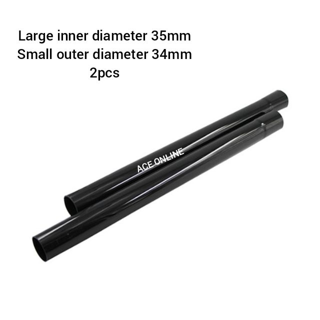 UNIVERSAL Vacuum Cleaner Extension Tube Rod Pipe Nozzle 35mm x 2 pcs Shopee Malaysia