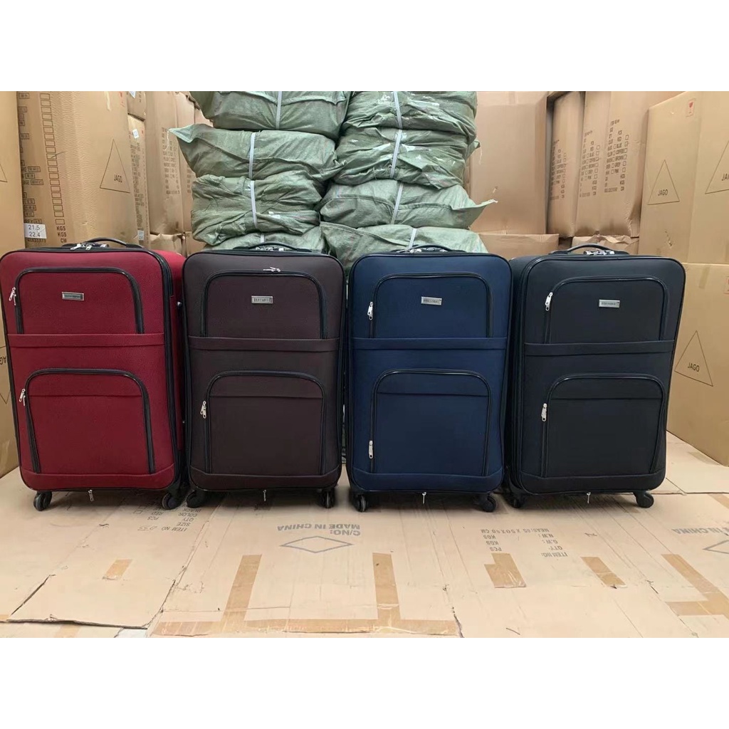 24" INCH EXPANDABLE COTTON NYLON POLYESTER FABRIC TRAVEL LUGGAGE BAG