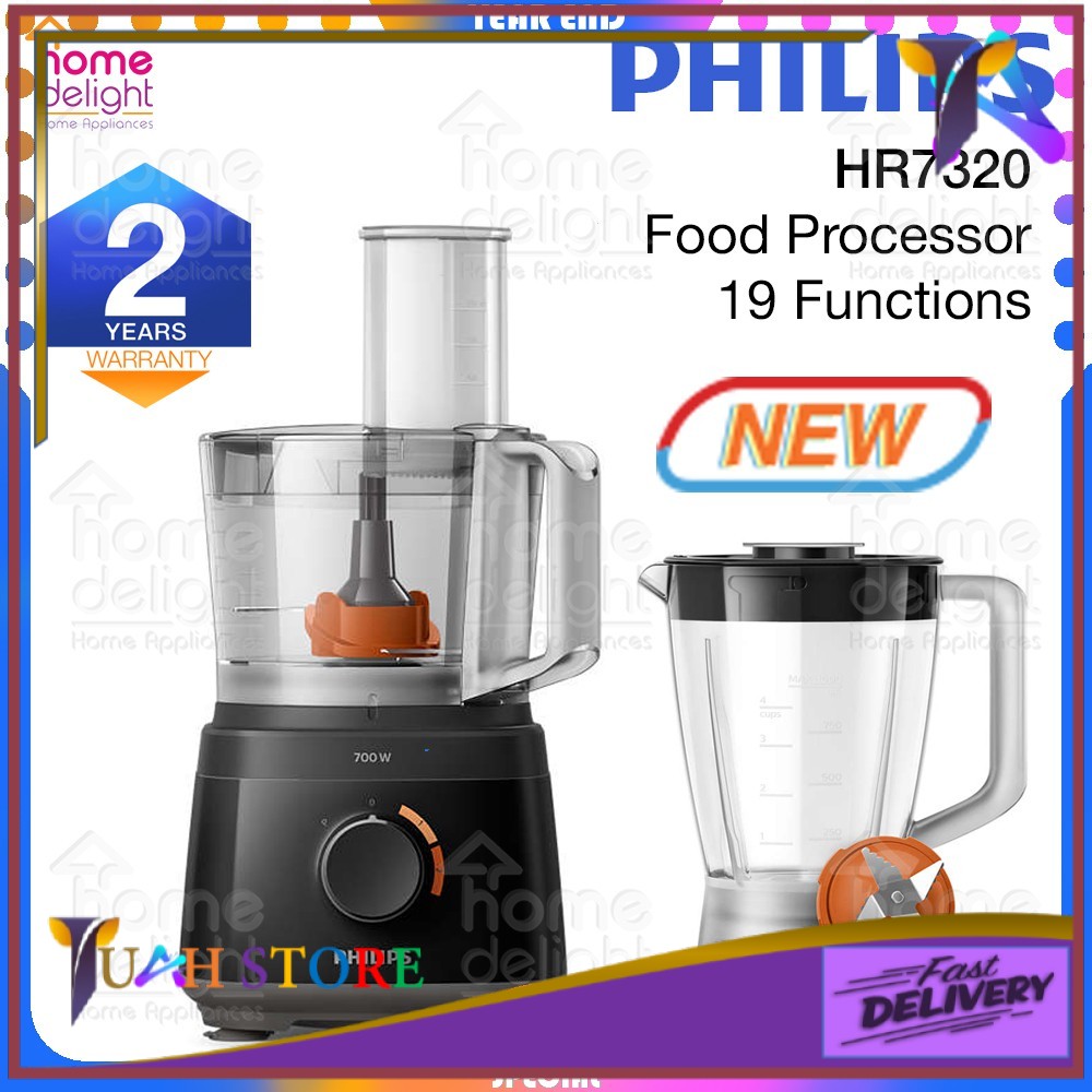 Philips HR7320 Food Processor 700W (Replacing HR7628) Shopee Malaysia