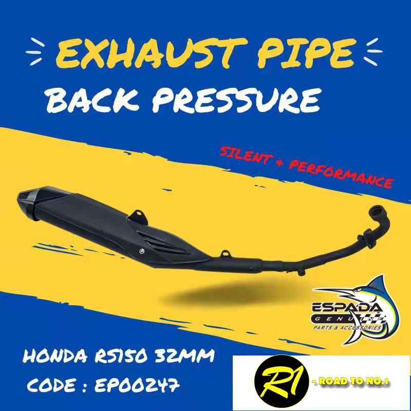 YAMAHA Y15 Y15ZR LC135 135LC HONDA RS150 EXHAUST BACK PRESSURE EKZOS