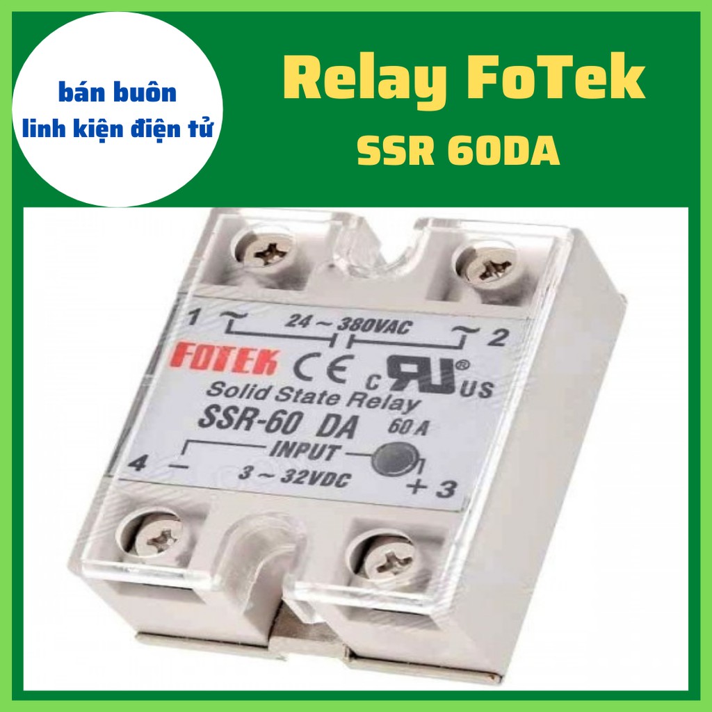 Relay [Full Type] Loafers fotek Sr, relay, relay [Full Type] Type 60 DA
