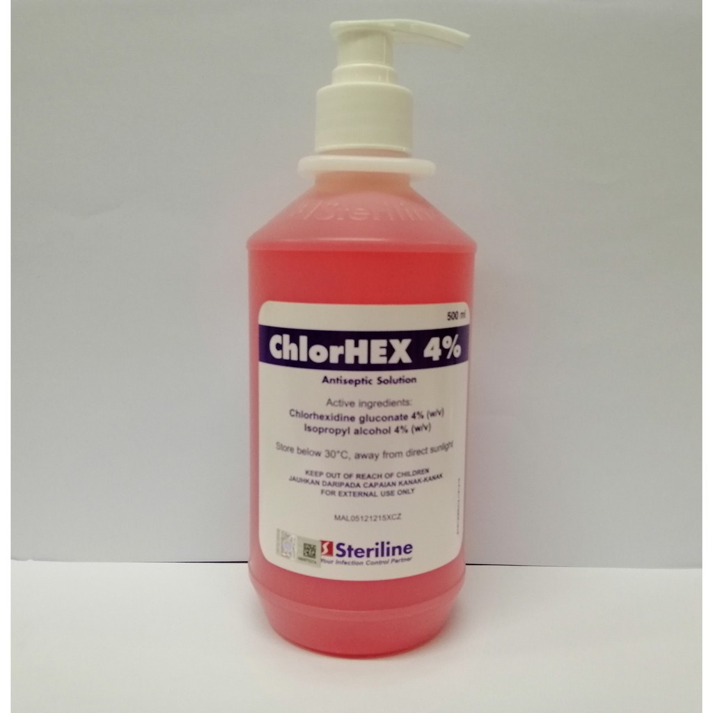 [WEST MALAYSIA ONLY] Steriline Chlorhex 4 Antiseptic Chlorhexidine