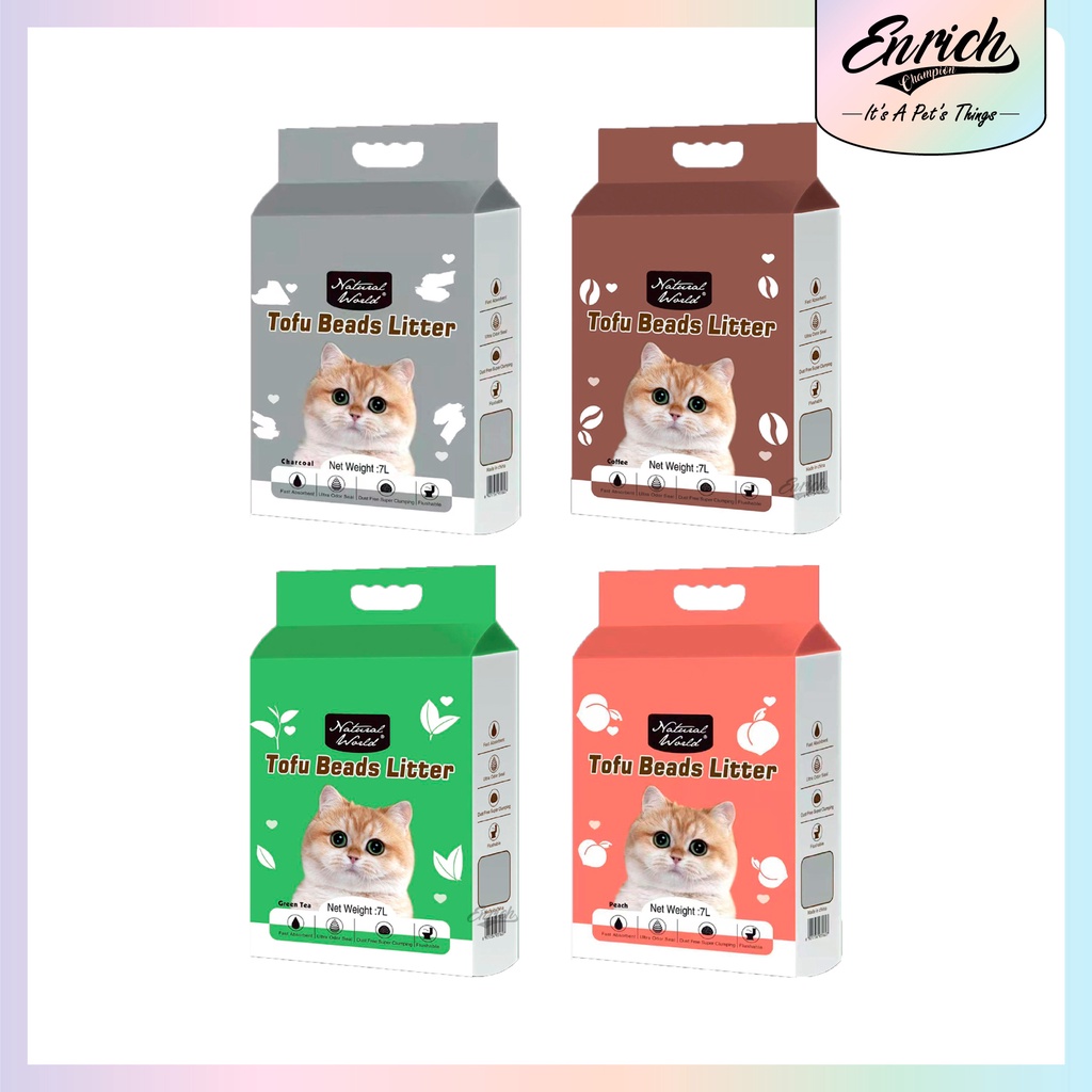 Natural World Tofu Beads Cat Litter 7L Shopee Malaysia