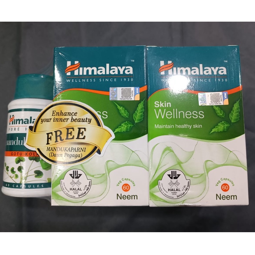 Himalaya Skin Wellness + Free Mandukaparni ( 120s + 60s ) Shopee Malaysia