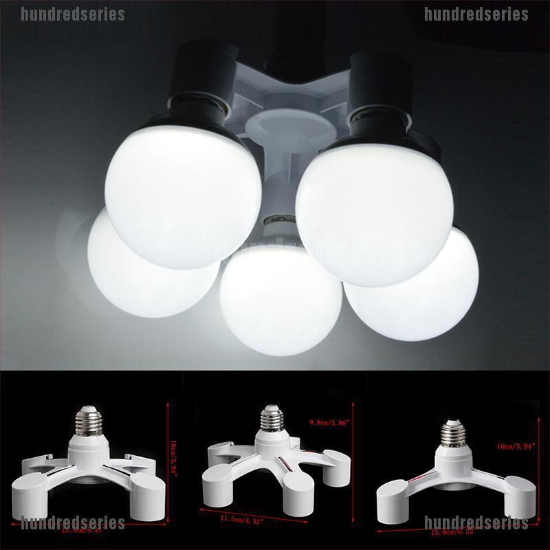 [Hundred] 3/4/5 in 1 E27 Bulb Adapter Splitter Pendant Lamp Holder