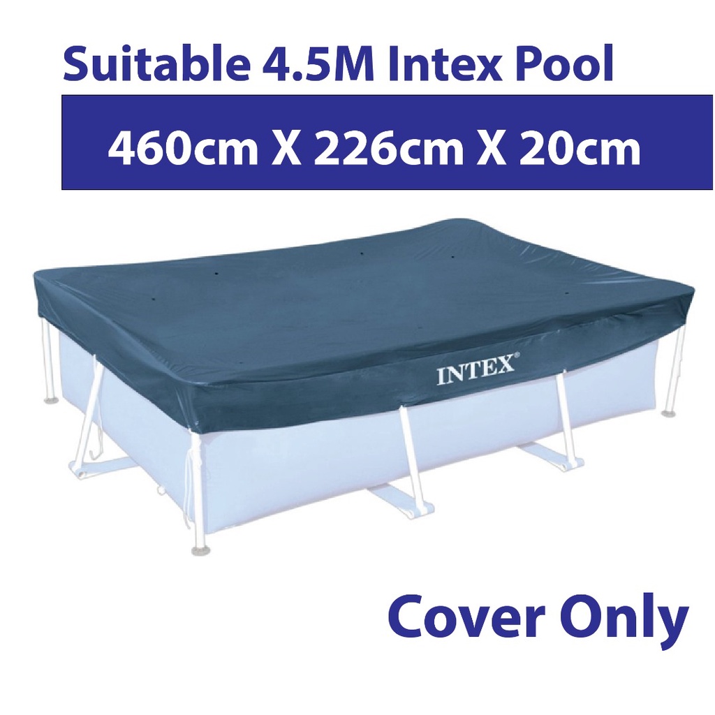 Intex Swimming pool cover Penutup kolam renang Intex 4.5m 3m Intex pool cover original Shopee