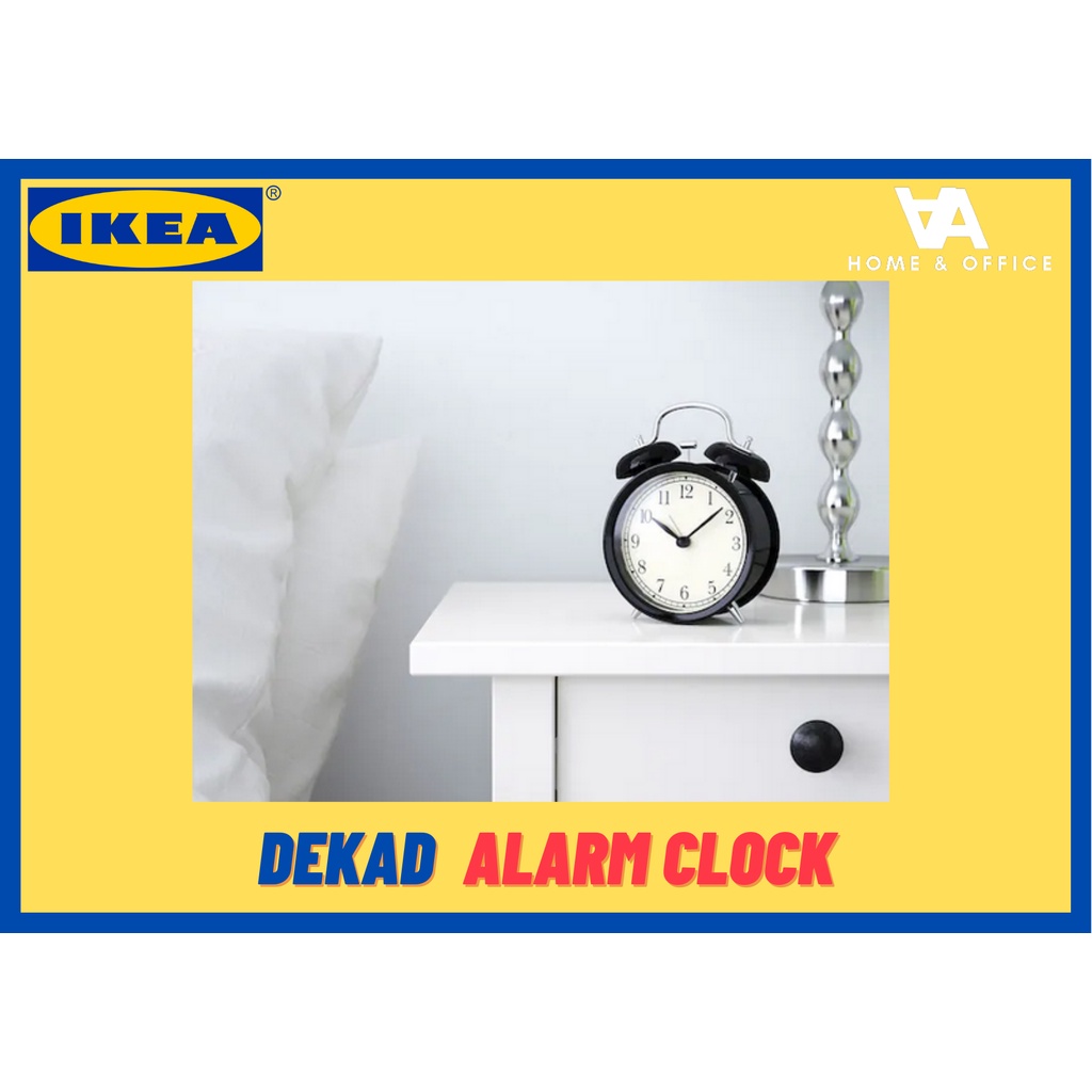 DEKAD ALARM CLOCK BLACK / WHITE Shopee Malaysia