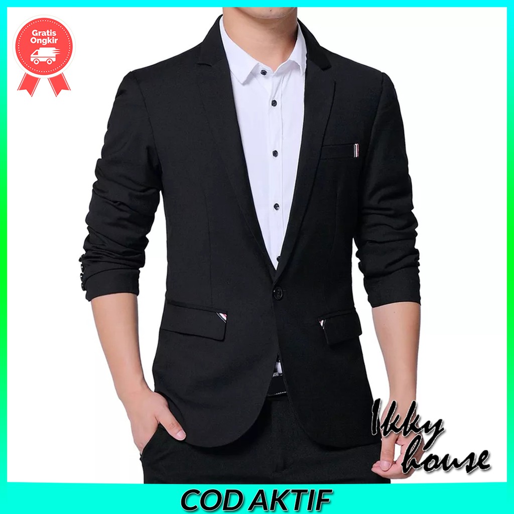 Formal Suit / Formal Blazer, Wedding Suit, Casual Suit Men's Full Black