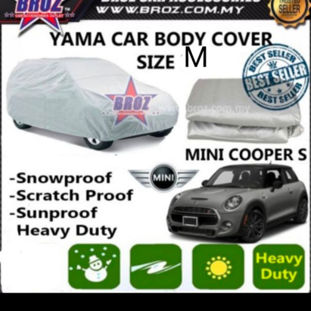 Mini Cooper S High Quality Yama Car Covers M Size Shopee Malaysia