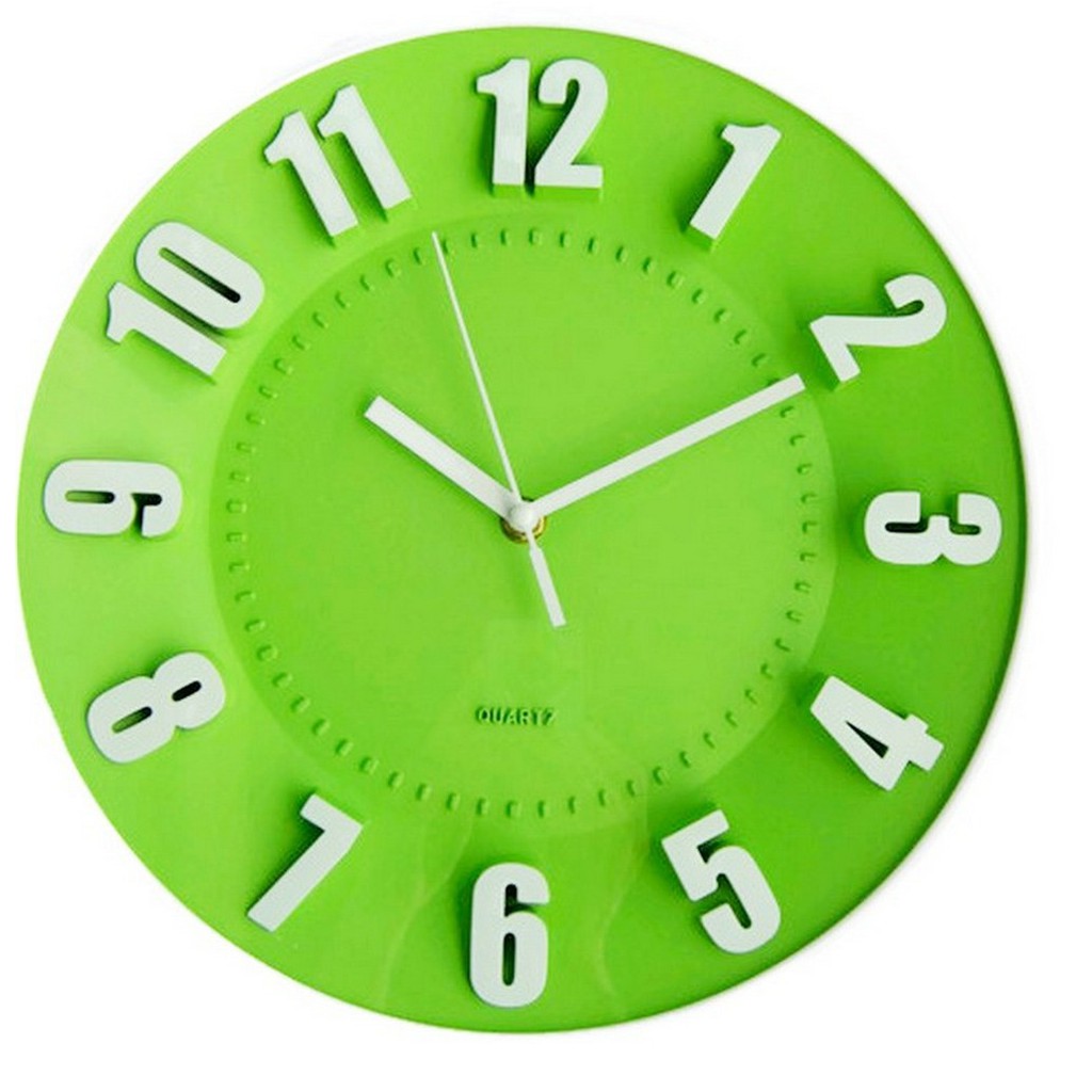 Color Wall Clock 2 (9728) Shopee Malaysia
