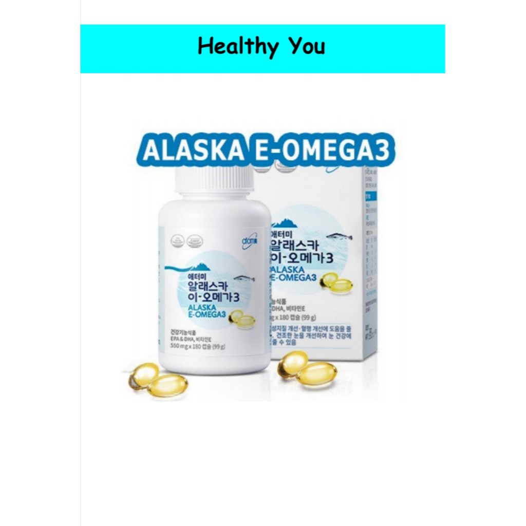 🔥 Ready Stock 🔥 Alaska EOmega 3 EPA DHA Omega3 oil Vitamin E / 阿拉斯加深海