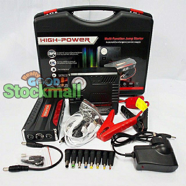 Car Jump Starter 90800MAH/99800MAH High Power Powerbank Emergency Light