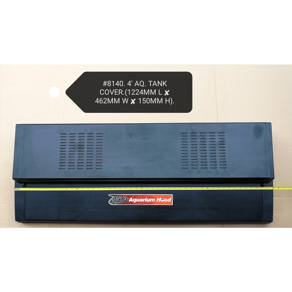 Aquarium Hood 8140 4feet Fish Tank Roof Top Cover [4 Feet, 4 Kaki