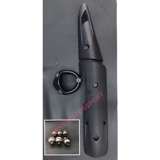 Y15 EXHAUST COVER Y15 WITH BUSH SESUAI UTK EXHAUST STD EXHAUST ESPADA