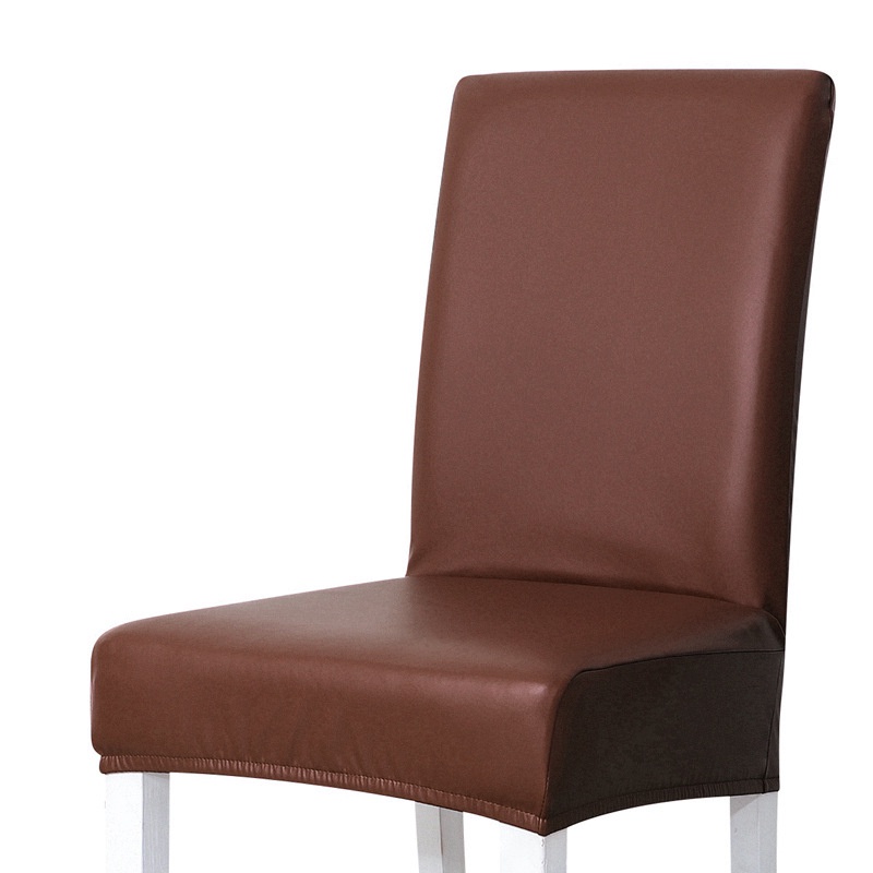 PU Leather Chair Cover Wedding Banquet Dining Sarung Kerusi Waterproof
