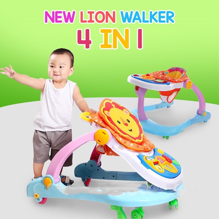 MALAYSIA NEW LION WALKER 4 IN 1 / WALKER 8 BULAN KE ATAS / ANAK