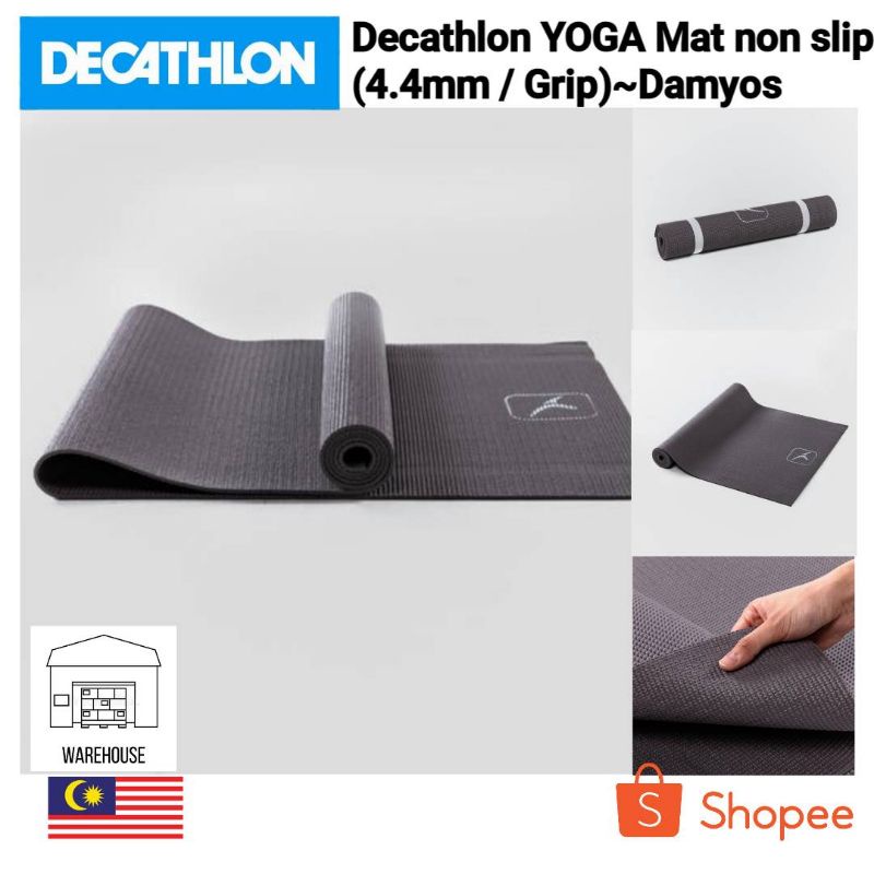 DECATHLON YOGA Mat non slip (4.4mm / Grip)Damyos Shopee Malaysia