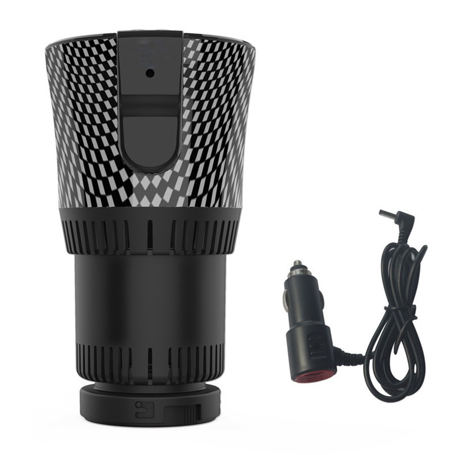 12V Car Plug Heating Cooling Cup 2in1 Warmer Heater Cooler Drink Can