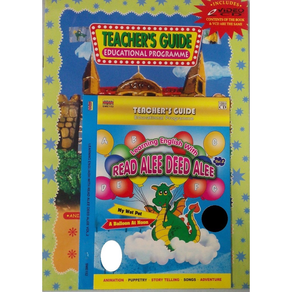 Learning English With Read Alee Deed Alee Vol.2 VCD With Book Shopee