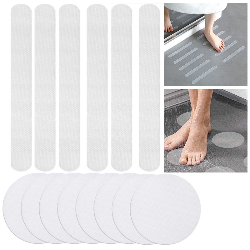 Anti Slip Strips Shower Stickers Safety Strips Transparent anti slip tape Shopee Malaysia