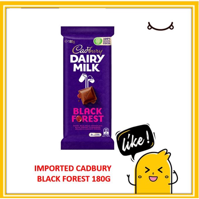Cadbury Dairy Milk Black Forest 180G Shopee Malaysia
