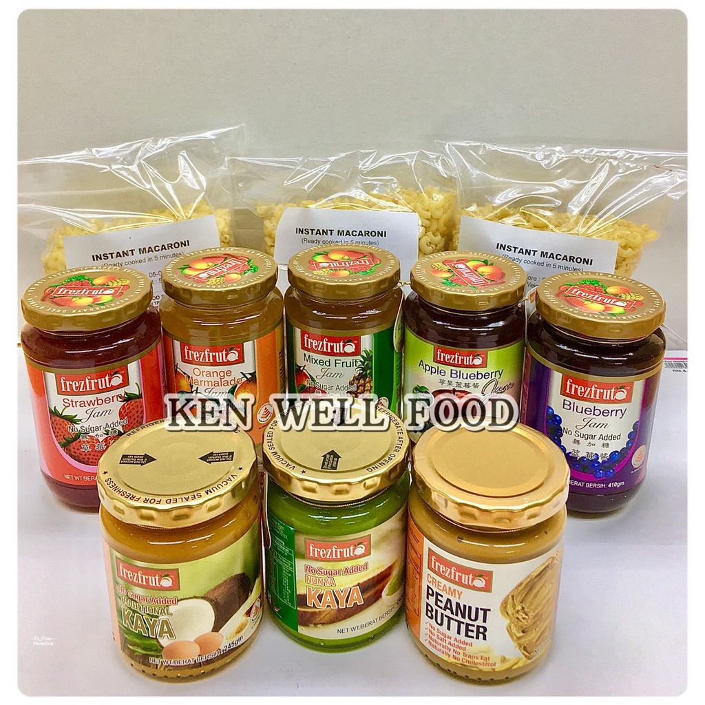 [NO Cane Sugar]Kaya Spread/ Peanut Butter/ Fruit Jam/ Instant Pasta 
