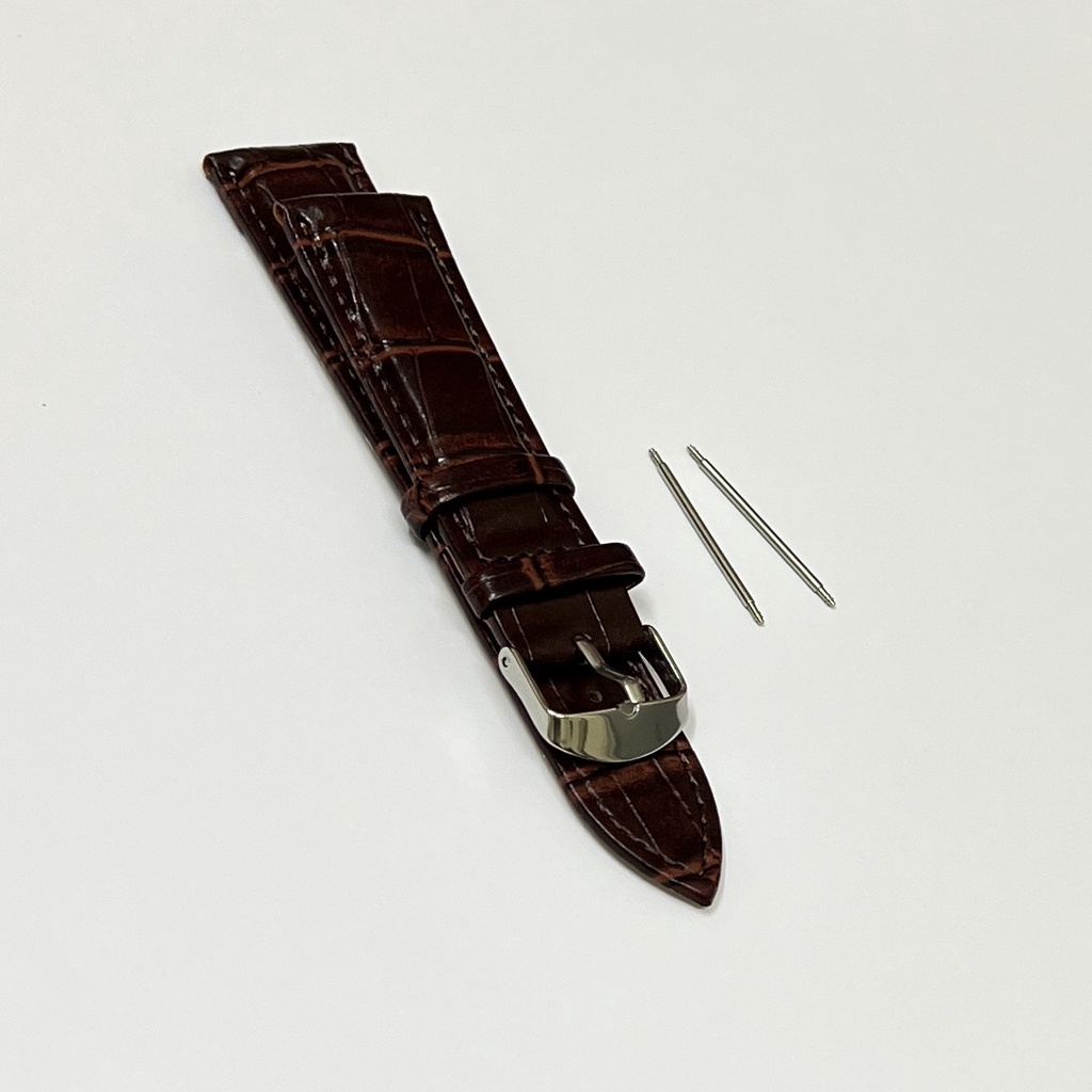 Premier Genuine leather anti allergic watch straps Black, Dark brown,brown watch bands (12mm