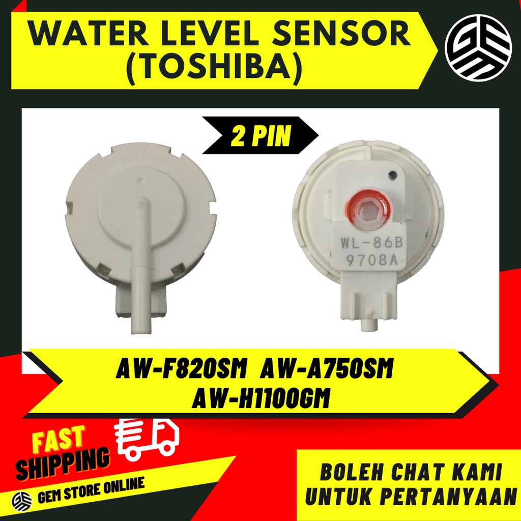 TOSHIBA WASHING MACHINE WATER LEVEL SENSOR / SENSOR MESIN BASUH AW