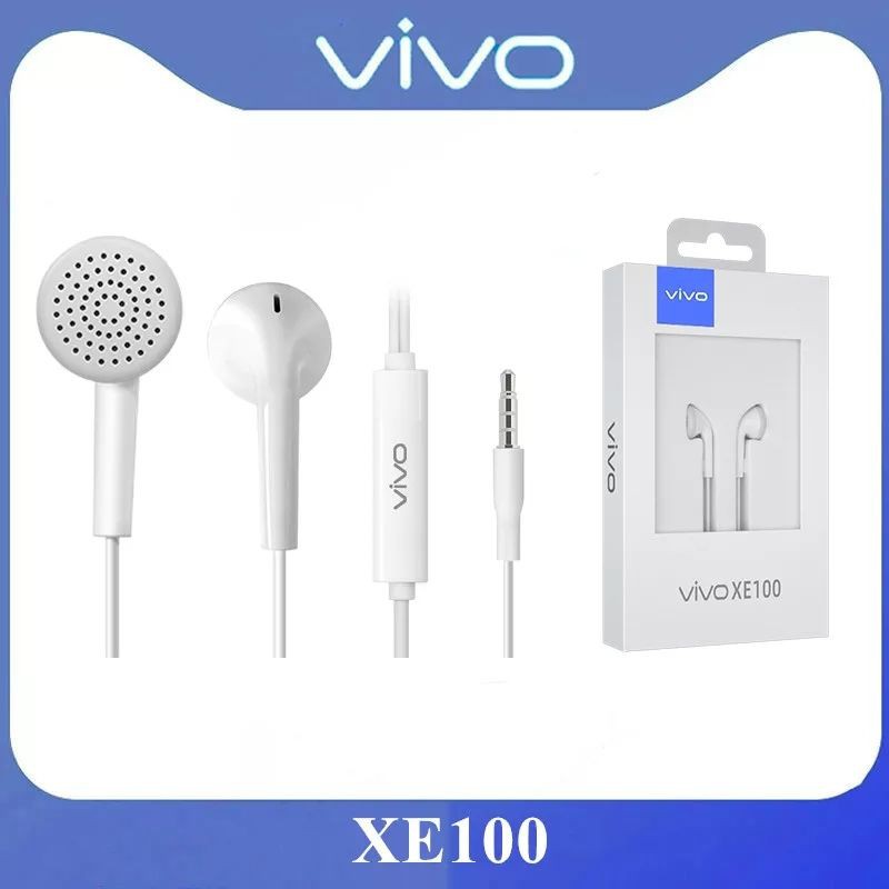 VIVO Earphone XE100 XE160 HEADSET SUPER BASS SOUND WITH MICROPHONE FOR