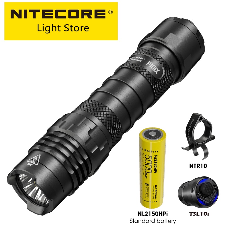 Nitecore P10ix Ultra Compact Flashlight 4000 Lumens LEDs White light