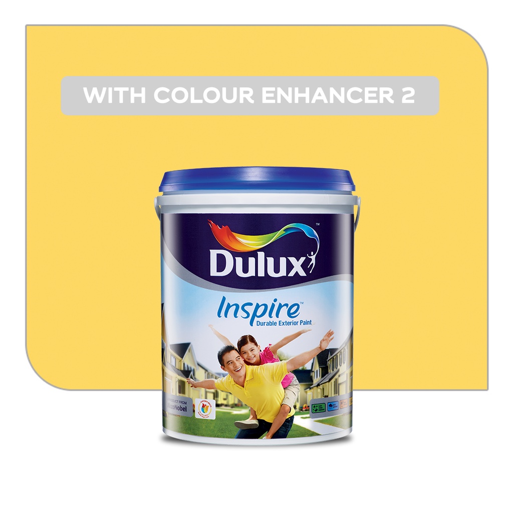 Dulux Inspire Durable Exterior Wall Paint with Colour Enhancer 2