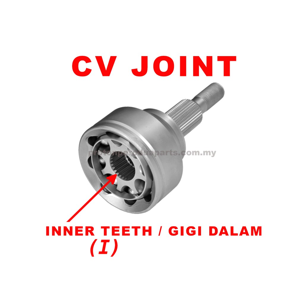 Outer Drive Shaft CV Joint For Proton Wira 1.6 1.8 Satria 4G92 4G93