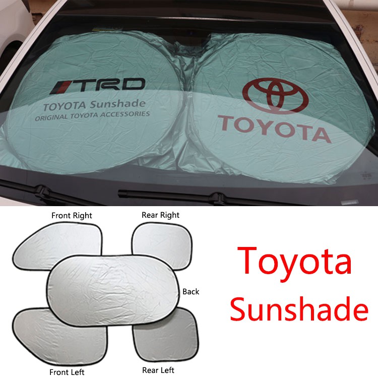 Foldable Sunshade Car Cover for Toyota Yaris Vios Altis Hilux Avanza