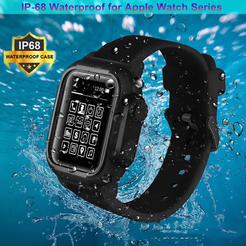 For Apple Watch Series 2 3 4 5 6 7 SE Seaside Swimming Pool Underwater