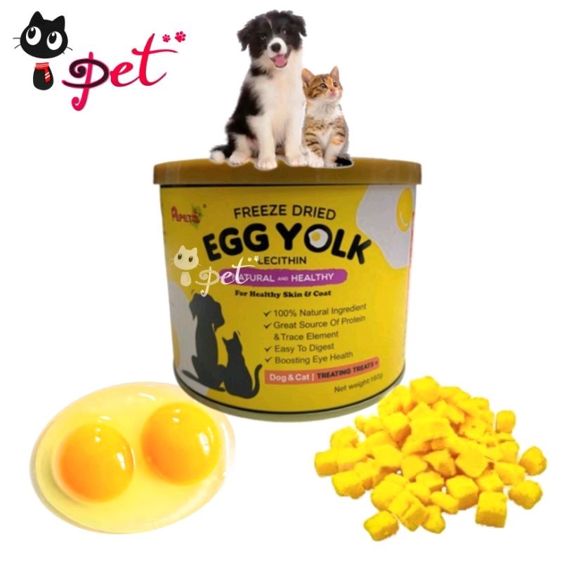 Pepets Freeze Dried Egg Yolk (Cat & Dog) For Healthy Skin & Coat Cat